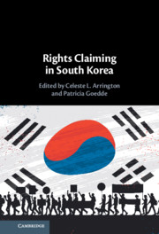 Rights Claiming in South Korea book cover